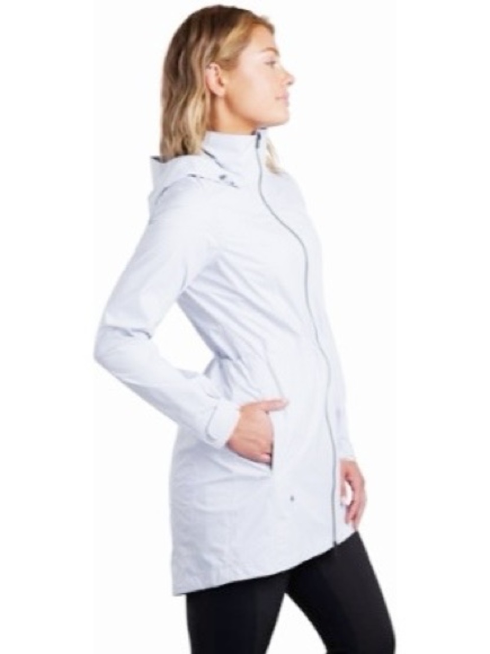 Kuhl Jetstream Trench Coat in White Size Medium - Picture 2 of 16